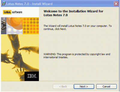 Install Lotus Notes