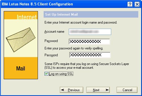 Internet Account Login