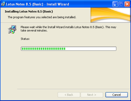 Installation Status