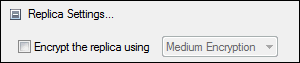 Replica Settings